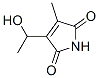 1H-Pyrrole-2,5-dione, 3-(1-hydroxyethyl)-4-methyl- (9CI) 结构式