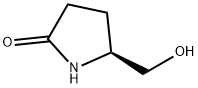 (S)-5-(ヒドロキシメチル)-2-ピロリジノン 化学構造式