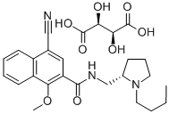 L-NAFADOTRIDE 化学構造式