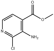 3-AMINO-2-CHLORO-ISONICOTINIC ACID METHYL ESTER Structure