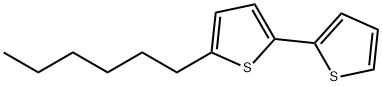 5-ヘキシル-2,2'-ビチオフェン 化学構造式