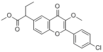 173469-85-7 4H-1-Benzopyran-6-acetic acid, 2-(4-chlorophenyl)-alpha-ethyl-3-methox y-4-oxo-, methyl ester