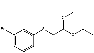 1-Bromo-3-(2,2-diethoxyethylsulfanyl)benzene Structure
