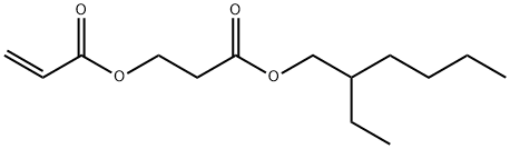 2-Propenoic acid, 3-[(2-ethylhexyl)oxy]-3-oxopropyl ester Structure