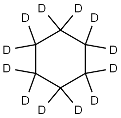 Циклогексан-d12 структура