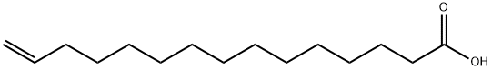 14-十五烷酸,17351-34-7,结构式