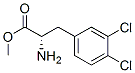 3,4-二氯-L-苯丙氨酸甲酯盐酸盐 结构式