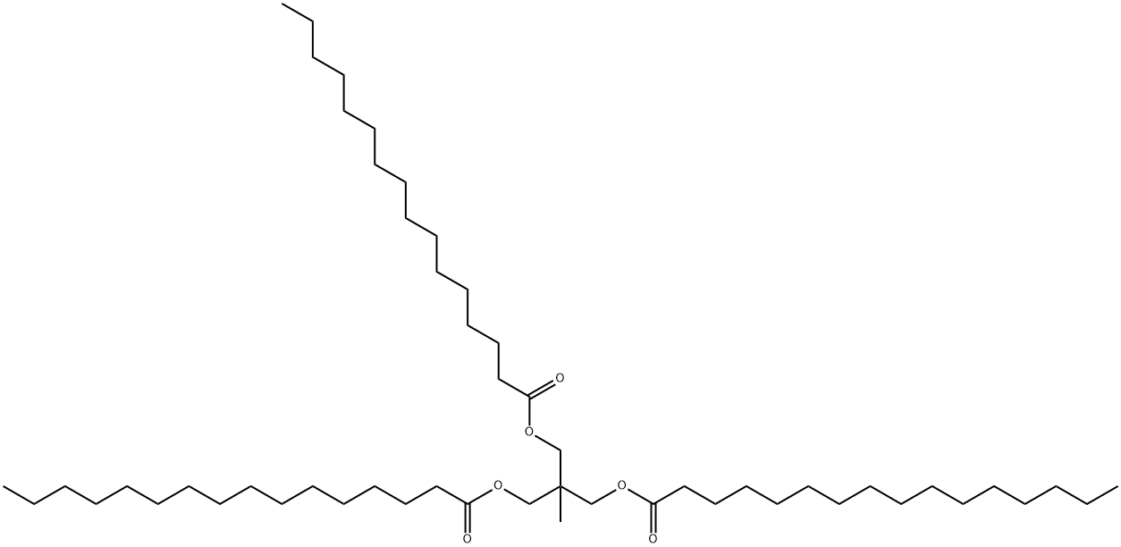 2-[(Hexadecanoyloxy)methyl]-2-methyl-1,3-propanediol dihexadecanoate Structure