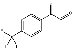 4-(トリフルオロメチル)フェニルグリオキサール水和物 化学構造式