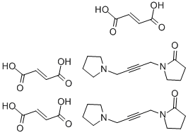 2(1-[4-(ピロリジン-1-イル)-2-ブチニル]ピロリジン-2-オン)·3[(E)-2-ブテン二酸]