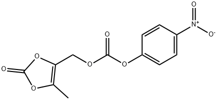 (5-Methyl-2-oxo-1,3-dioxol-4-yl)methyl 4-nitrophenyl carbonate Structure