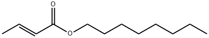 2-Butenoic acid, octyl ester, (2E)- 结构式