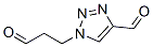 1H-1,2,3-Triazole-1-propanal, 4-formyl- (9CI) Structure