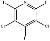 3,5-二氯-2,4,6-三氟吡啶, 1737-93-5, 结构式