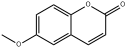 6-メトキシ-2H-クロメン-2-オン 化学構造式