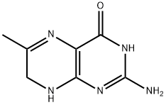 2-氨基-6-甲基-7,8-二氢蝶呤-4(3H)-酮, 17377-13-8, 结构式