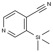 4-氰基-3-(三甲基甲硅烷基)吡啶, 17379-38-3, 结构式