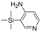 Pyridine, 4-amino-3-(trimethylsilyl)- (8CI)|