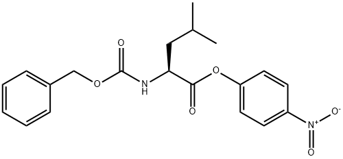 (S)-4-硝基苯基 2-(((苄氧基)羰基)氨基)-4-甲基戊酸盐,1738-87-0,结构式