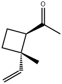 Ethanone, 1-(2-ethenyl-2-methylcyclobutyl)-, (1R-trans)- (9CI) Structure