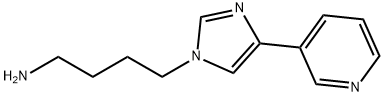 4-[4-(吡啶-3-基)咪唑-1-基]丁胺, 173838-63-6, 结构式
