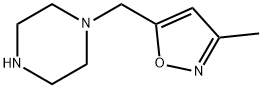 Piperazine, 1-[(3-methyl-5-isoxazolyl)methyl]- (9CI) Struktur
