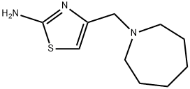 4-(AZEPAN-1-YLMETHYL)-1,3-THIAZOL-2-AMINE Struktur