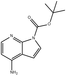 1H-Pyrrolo[2,3-b]pyridine-1-carboxylic acid, 4-aMino-, 1,1-diMethylethyl ester|4-氨基-1H-吡咯并[2,3-B]吡啶-1-羧酸叔丁酯