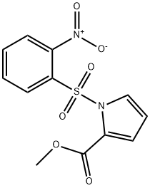 methyl 1-(2-nitrophenyl)sulfonylpyrrole-2-carboxylate,173908-10-6,结构式