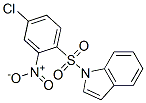 1H-Indole, 1-[(4-chloro-2-nitrophenyl)sulfonyl]-|