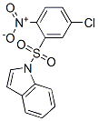 1H-Indole, 1-[(5-chloro-2-nitrophenyl)sulfonyl]- 结构式