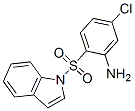 1H-Indole, 1-[(2-amino-4-chlorophenyl)sulfonyl]- Structure