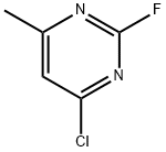 4-氯-2-氟-6-甲基嘧啶-(9CI) 结构式