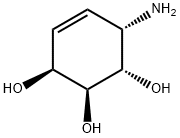 4-Cyclohexene-1,2,3-triol,6-amino-,(1S,2S,3S,6S)-(9CI),173935-16-5,结构式