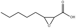 Oxiranecarboxylic acid, 3-pentyl- (9CI) Struktur