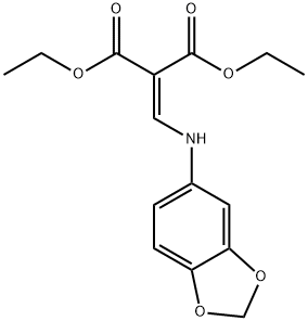 diethyl [[3,4-(methylenedioxy)anilino]methylene]malonate Struktur