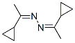 1,1'-Azinobis(1-cyclopropylethane) Struktur