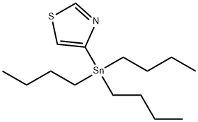 4-(TRIBUTYLSTANNYL)THIAZOLE 化学構造式