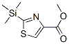 4-Thiazolecarboxylicacid,2-(trimethylsilyl)-,methylester(9CI) 结构式