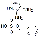 4-甲基苄基- 4,5-二氨基吡唑硫酸盐, 173994-77-9, 结构式
