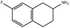 7-FLUORO-1,2,3,4-TETRAHYDRO-NAPHTHALEN-2-YLAMINE Struktur