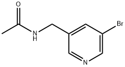 N-((5-溴吡啶-3-基)甲基)乙酰胺, 173999-20-7, 结构式