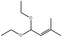 1,1-二乙氧基-3-甲基-2-丁烯, 1740-74-5, 结构式