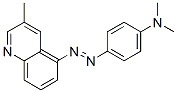 3-Methyl-5-(4-dimethylaminophenylazo)quinoline Structure