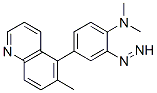 N,N-dimethyl-4-(6-methylquinolin-5-yl)diazenyl-aniline Structure