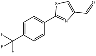 2-[4-(TRIFLUOROMETHYL)PHENYL]-1,3-THIAZOLE-4-CARBALDEHYDE|2(4-(三氟甲基)苯基)-1,3-噻唑-4-甲醛