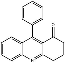 9-苯基-3,4-二氢吖啶-1(2H)-酮, 17401-27-3, 结构式