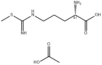 S-メチル-L-チオシトルリン 酢酸塩 化学構造式