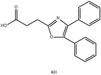 化合物 OXAPROZIN POTASSIUM 结构式