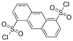1,5-アントラセンジスルホニルクロリド 化学構造式